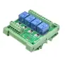 4-канальный релейный модуль DIN SRD-05VDC-SL-C SRD-12VDC-SL-C SRD-24VDC-SL-C 10A 24V
