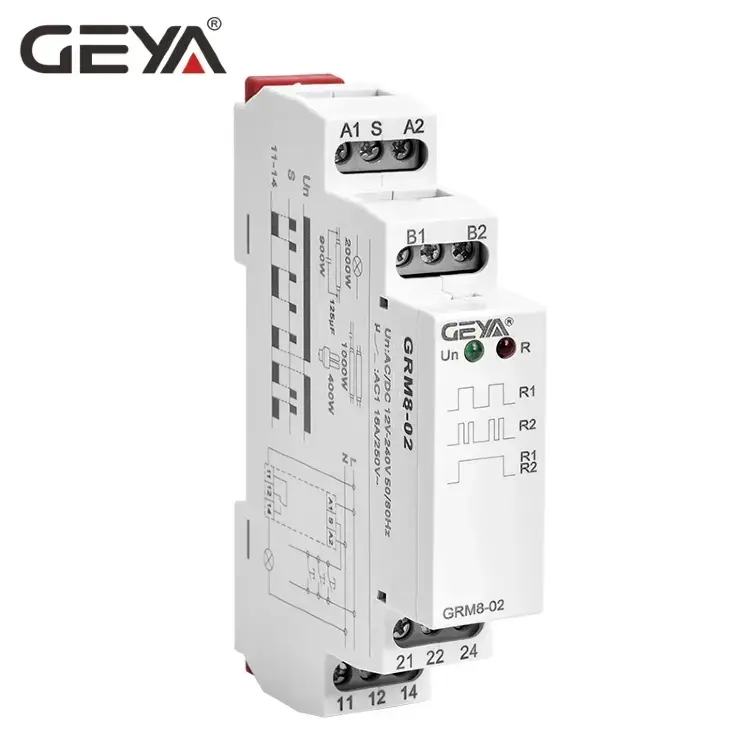 GEYA GRM8 Импульсное реле 24V 16A на DIN-рейку
