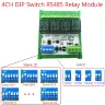Модуль цифрового вывода 4CH DC 12V 24V Modbus RTU RS485 DIN