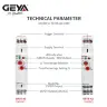 Электронное реле таймера GEYA GRT8-A 16A SPDT DIN-рейка 12-240В