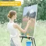 Художественный мольберт алюминиевый регулируемый складной