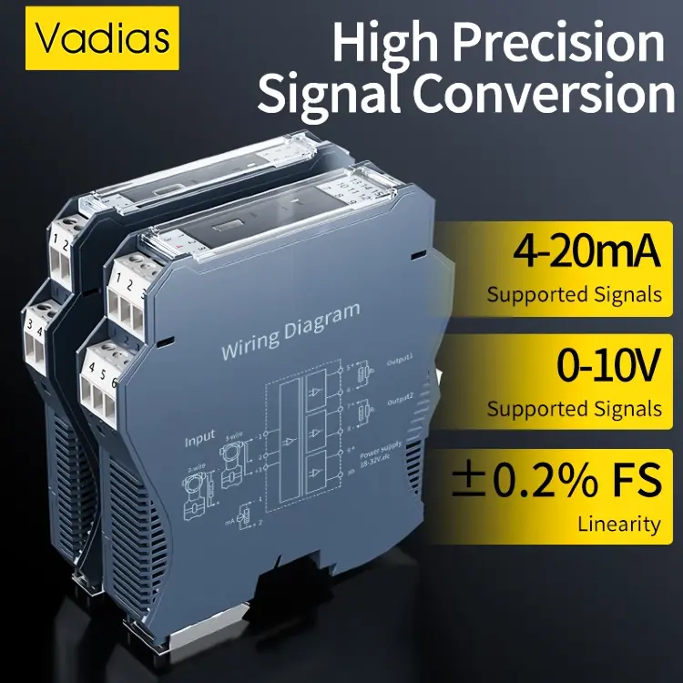 Изолятор аналогового сигнала 4-20mA, преобразователь 0-10V 0-5V 1-5V