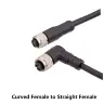 Чёрный 3 / 12Pin A type / 2M cable / PVC shield Cable