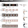 Светодиодная лента WS2812B DC5V RGB 5050, индивидуально адресуемая, 30-144 LED/м