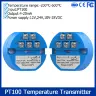 Датчик температуры PT100 -200-650°C, выход 4-20мА, 12-24В DC