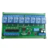 Релейный модуль 8 входов 8 выходов DC 12V 24V RS485 Modbus RTU DIN35