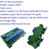 Релейный модуль 8 входов 8 выходов DC 12V 24V RS485 Modbus RTU DIN35