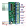 Релейный модуль 8 входов 8 выходов DC 12V 24V RS485 Modbus RTU DIN35