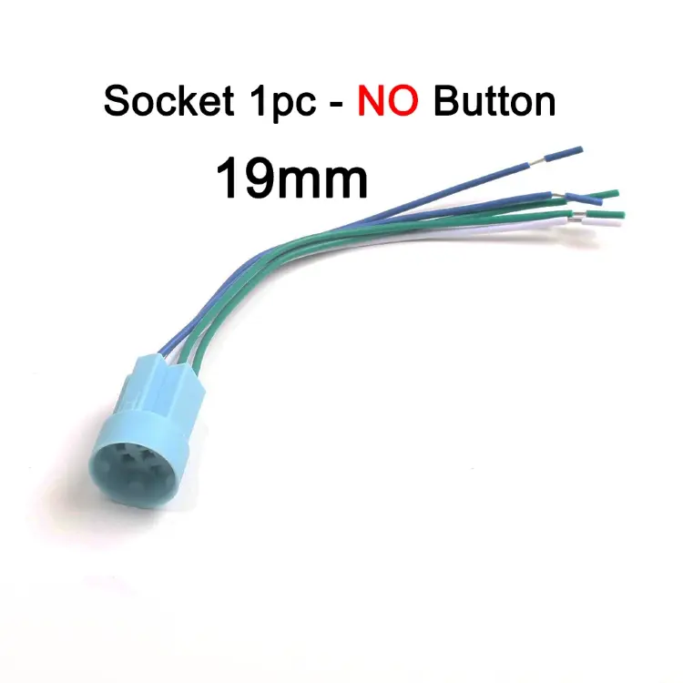Переключатель 22 мм DPDT SPDT с фиксацией, светодиодная подсветка 12V