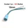 Светло-голубой / 3 Position 2NO2NC / 22mm Latching Lock / 110-220V(110V220V)