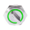 Зелёный 2 / 2 Position 2NO2NC / 22mm Latching Lock / 12-24V(12V24V)