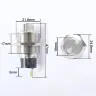 Переключатель 22 мм DPDT SPDT с фиксацией, светодиодная подсветка 12V