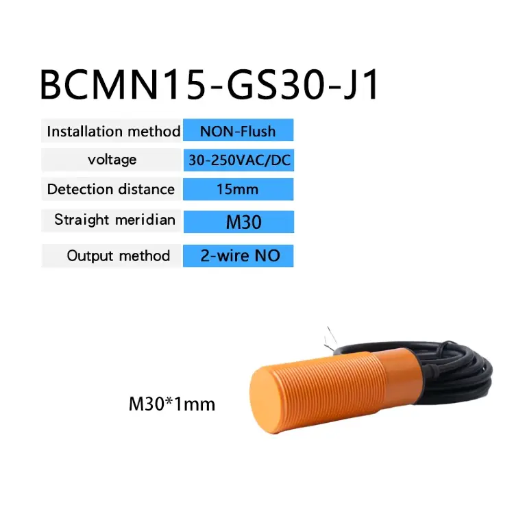 Датчик приближения M30 емкостный 12-24В DC/20-250В AC