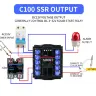 REX-C100 Цифровой ПИД-регулятор температуры 0-400°C + 40DA SSR реле + датчик K