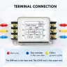 Однофазный биполярный фильтр EMI CW4L2-3/6/10A/20A/30A-R/RG 004 для защиты от помех