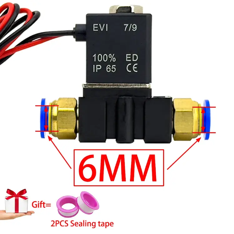 Пневматический электромагнитный клапан 2/2 нормально закрытый DC12V/DC24V/AC110V/AC220V