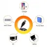 USB светильник-проектор с режимом радужной подсветки