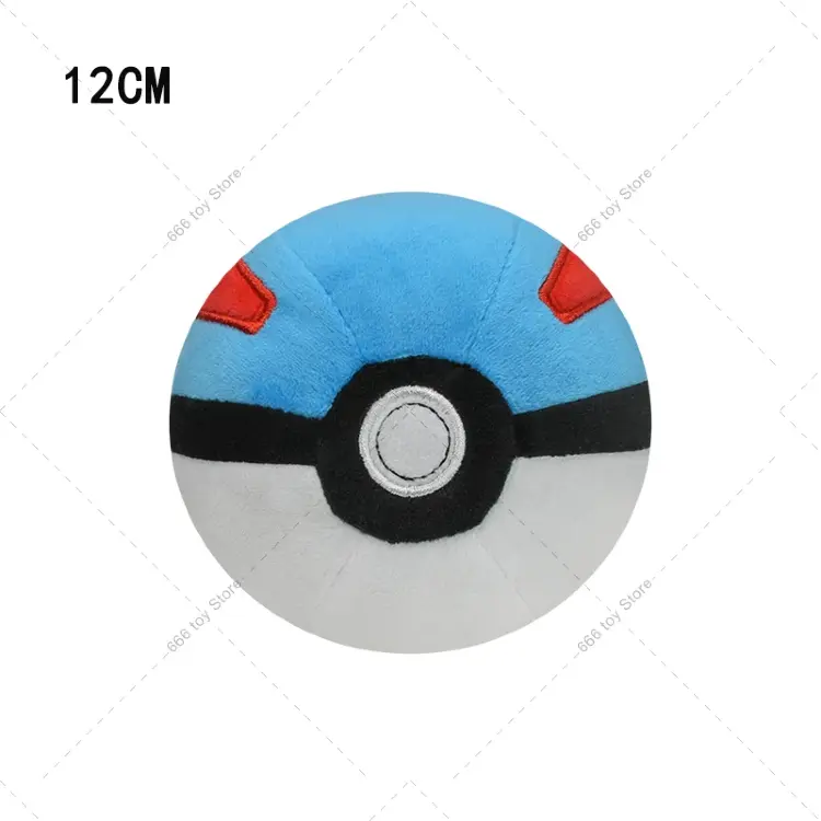 Плюшевый мяч Pokeball с покемонами, 9 стилей
