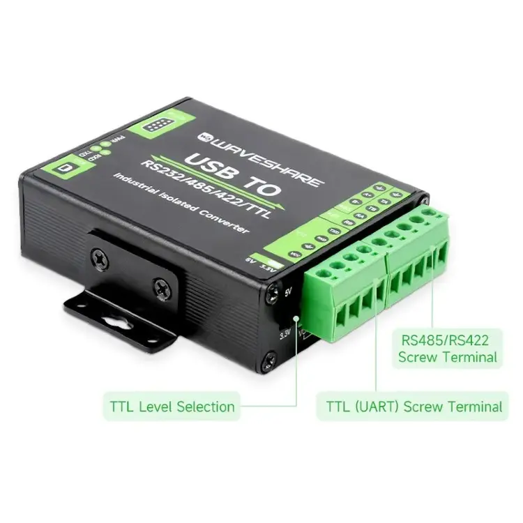 Интерфейсный преобразователь FT232RNL USB на RS232/485/422/TTL с изоляцией