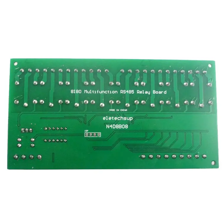 Релейный модуль 8 входов 8 выходов DC 12V 24V RS485 Modbus RTU DIN35