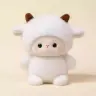 Белый с коричневыми ушами / 15CM