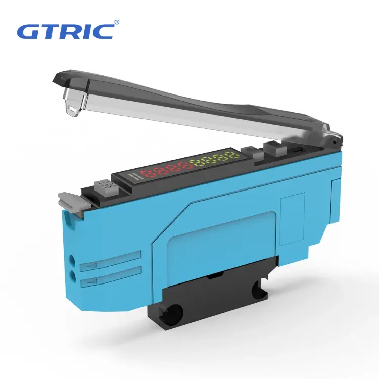 GTRIC волоконно-оптический датчик усилитель 0-5В NPN PNP 12-24В DC