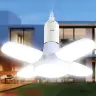 Светодиодный гаражный светильник E27 с регулируемыми крыльями 28W
