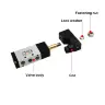 Пневматический электромагнитный клапан 4V 1/8-8 мм DC24V/DC12V/AC110V
