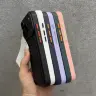 Силиконовый чехол-кошелек для iPhone с отделением для карт