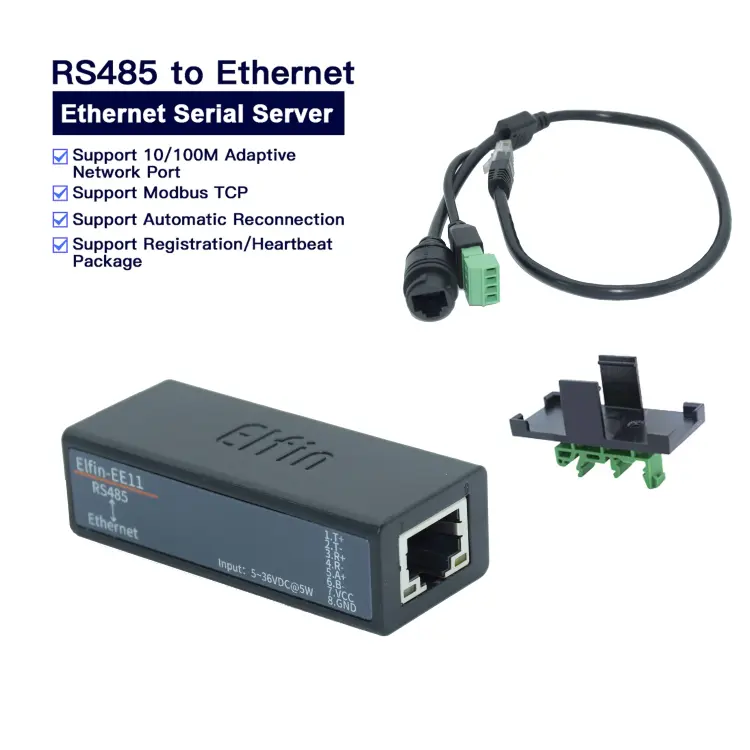EE11 MINI RS485 Serial Server to Ethernet - преобразователь RS485 в Ethernet