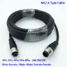 Кабель M12 A штекер-гнездо IP67 ПВХ 1м/2м/5м