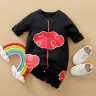 Чёрный с красным / 9-12M 80CM
