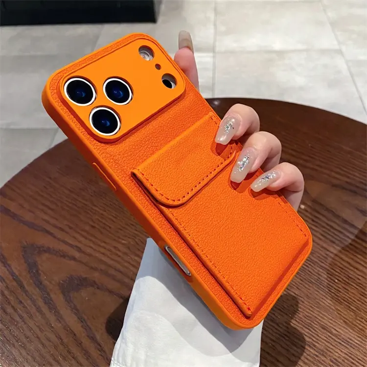 Чехол-кошелек с карманами для карт iPhone