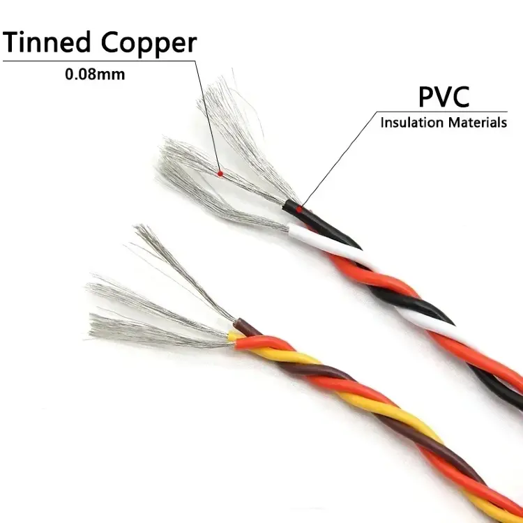 Удлинитель сервопривода витой кабель 26/22AWG 30/60 ядер JR Futaba