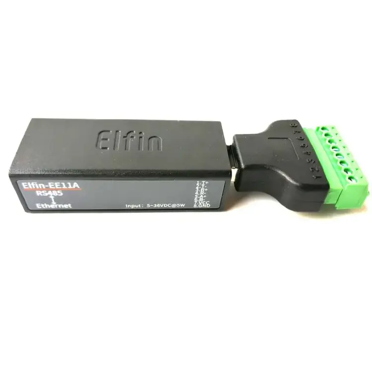Серверный модуль RS485 Ethernet RJ45 TCP/IP Modbus Elfin-EE11A