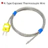 Термопара типа K M6 до 1000°C с кварцевым кабелем
