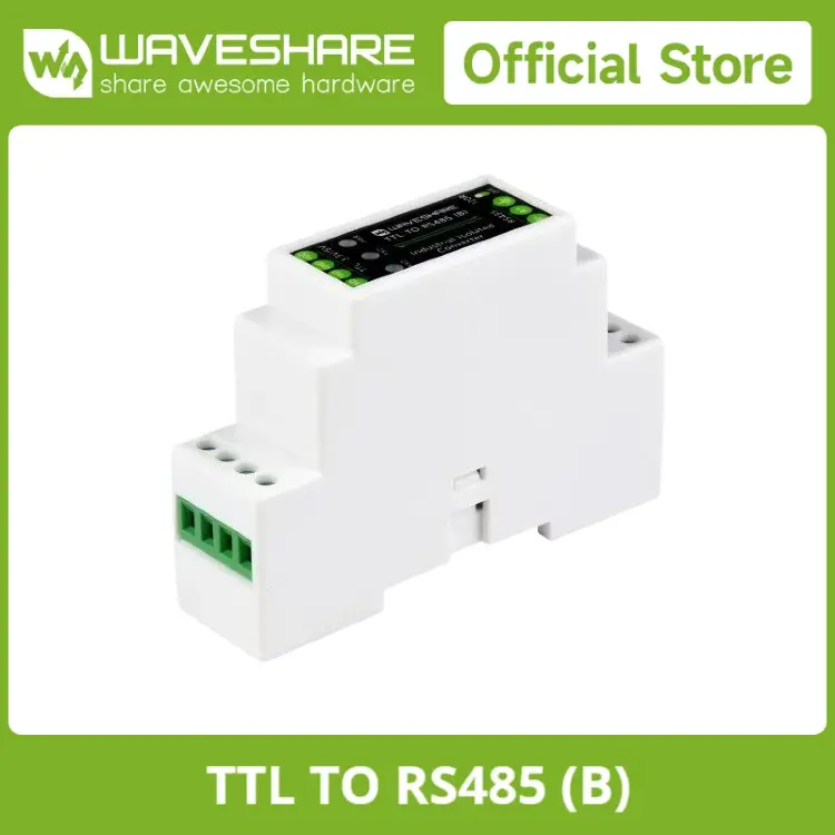 Преобразователь TTL в RS485 Waveshare изолированный с молниезащитой 600 Вт
