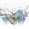 Металлические кнопочные переключатели 12-22 мм с LED-подсветкой IP65, 5 шт.