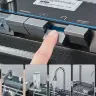 Кухонная мойка из нержавеющей стали с смесителем и цифровым дисплеем