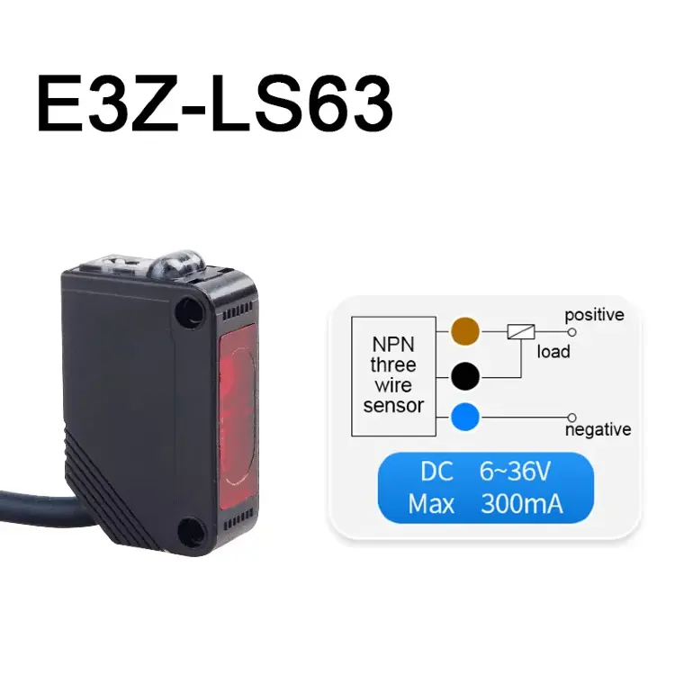 Инфракрасный фотоэлектрический датчик диффузного отражения DC12-24V E3Z-D61 D81 T61 T81 R61 R81 LS61