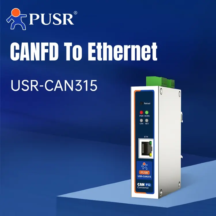 Преобразователь протокола CANFD в Ethernet/RS485/RS232 USR-CAN315/316