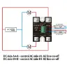 Твердотельное реле SK40DA однофазное DC-управление AC DA