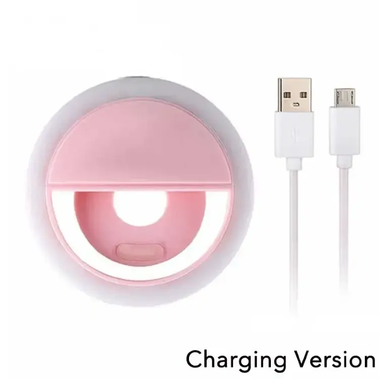 LED кольцевой светильник для селфи с USB-зарядкой