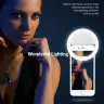 LED кольцевой светильник для селфи с USB-зарядкой