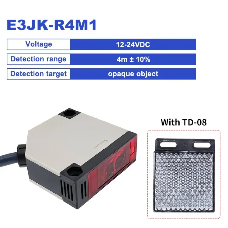 Фотоэлектрический датчик E3JK-R4M1/2 E3JK-DS30M1/2 DC24V AC220V 24V