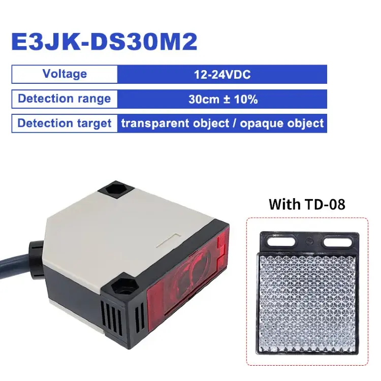 Фотоэлектрический датчик E3JK-R4M1/2 E3JK-DS30M1/2 DC24V AC220V 24V