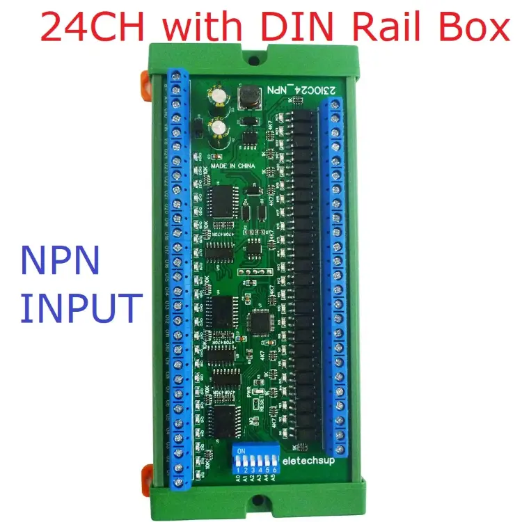 Модуль ввода-вывода RS485 8/16/24/32/48CH DI-DO MODBUS RTU DIN-рейка