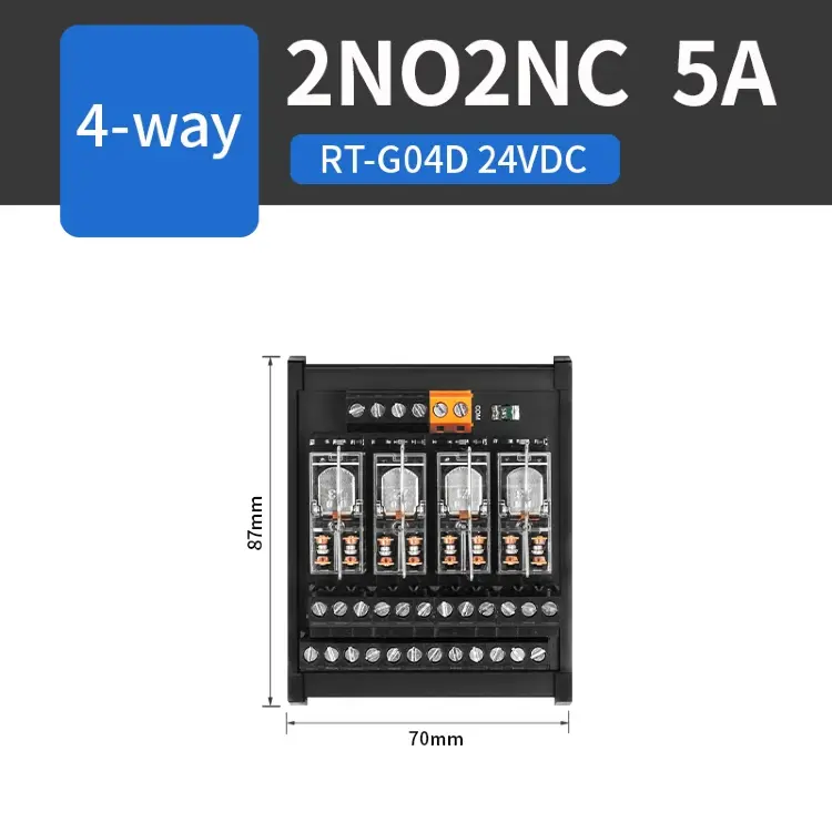 Модуль промежуточного реле ENMG G2R-1-E 24В DC 16А 1НО1НЗ