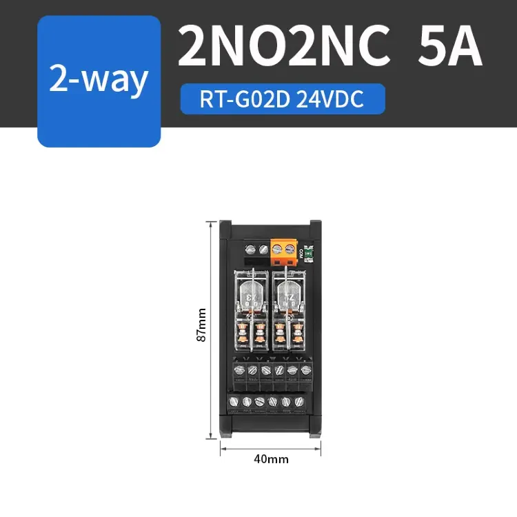 Модуль промежуточного реле ENMG G2R-1-E 24В DC 16А 1НО1НЗ