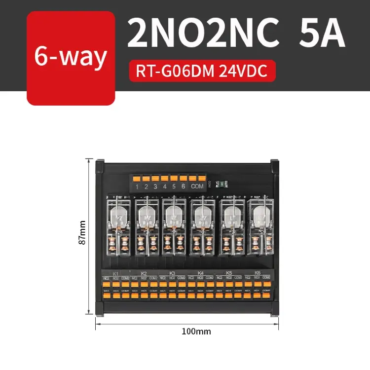 Модуль промежуточного реле ENMG G2R-1-E 24В DC 16А 1НО1НЗ